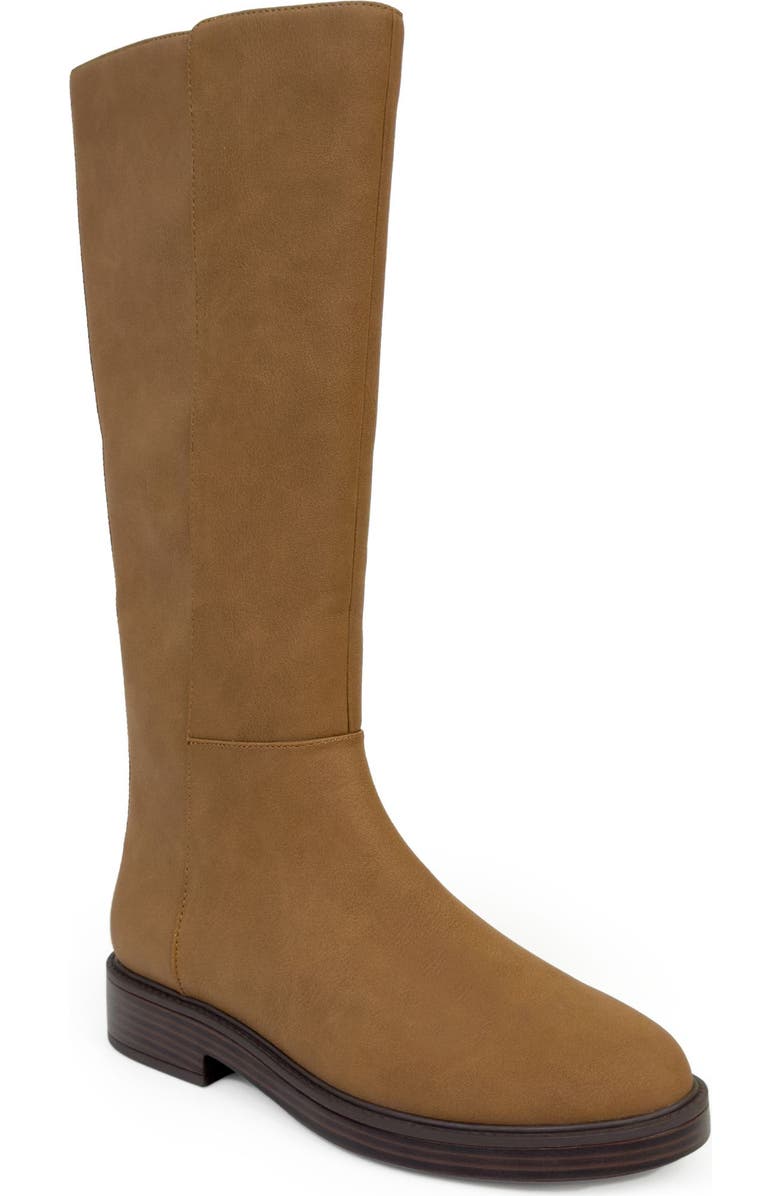 Aerosoles Prue Tall Boot, Main, color, Tan Faux Nubuck