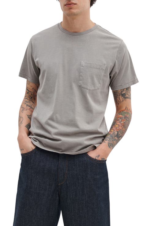 Classic Fit Garment Dye Pocket T-Shirt