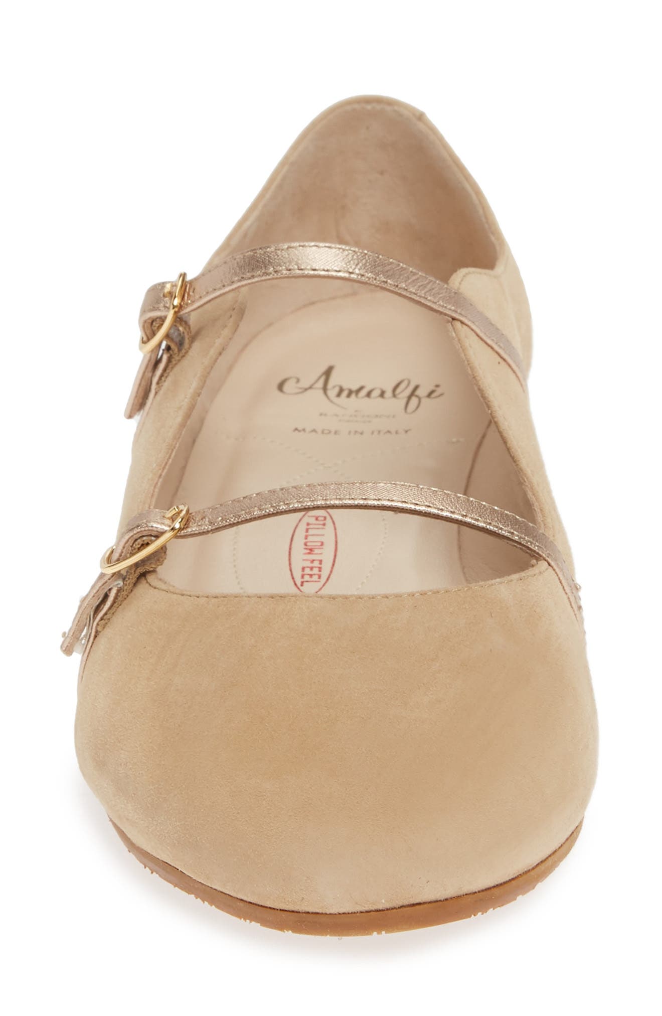 Grado Strappy Mary Jane Flat, Alternate, color, CORDA SUEDE