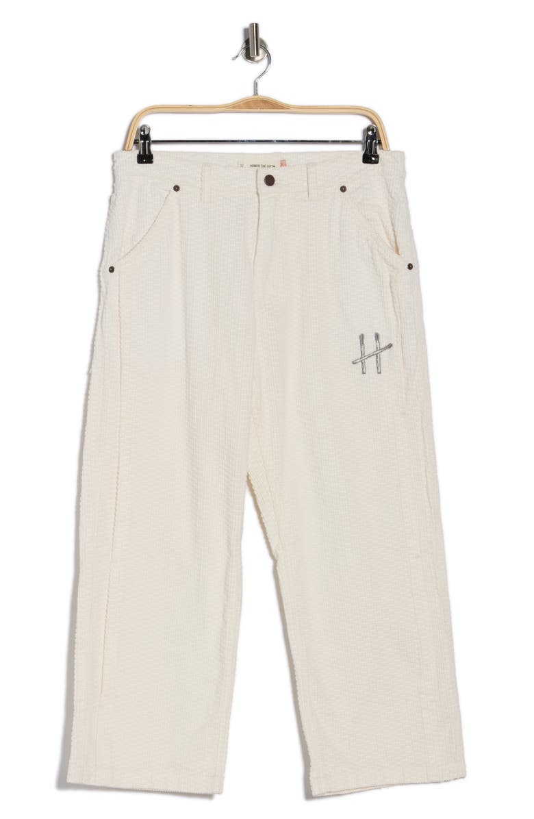 HONOR THE GIFT Novelty Corduroy Pants, Main, color, Bone