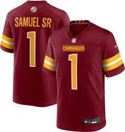 Nike Men's Nike Deebo Samuel Sr Burgundy Washington Commanders Game Player Jersey
