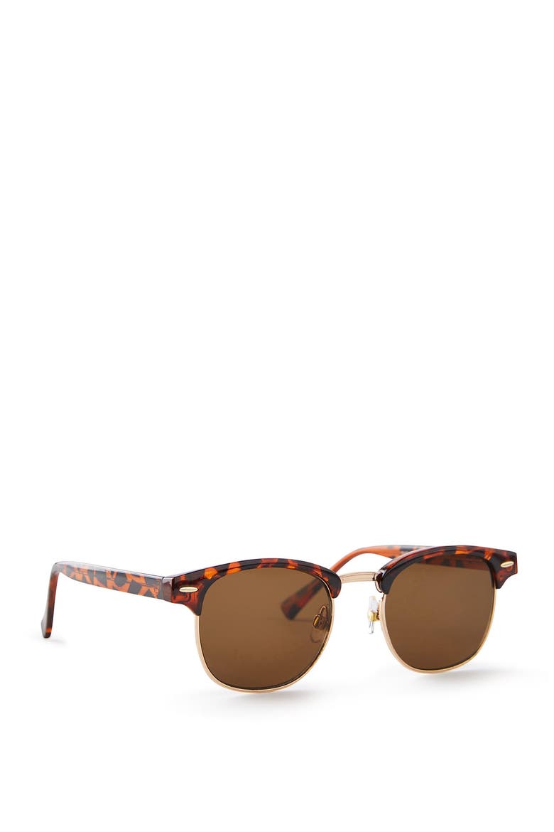 Men's The Member Sunglasses, Alternate, color, Tort Brass Brown