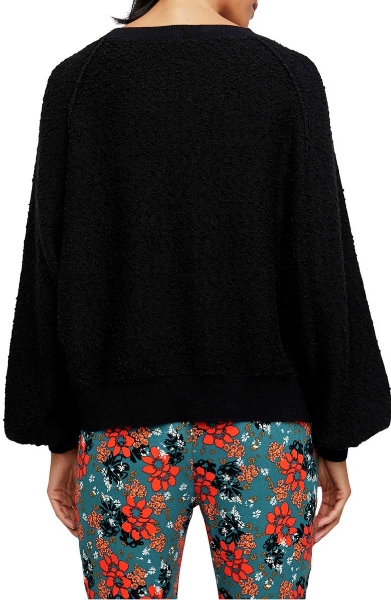 Free People Found My Friend Bouclé Pullover, Alternate, color, 