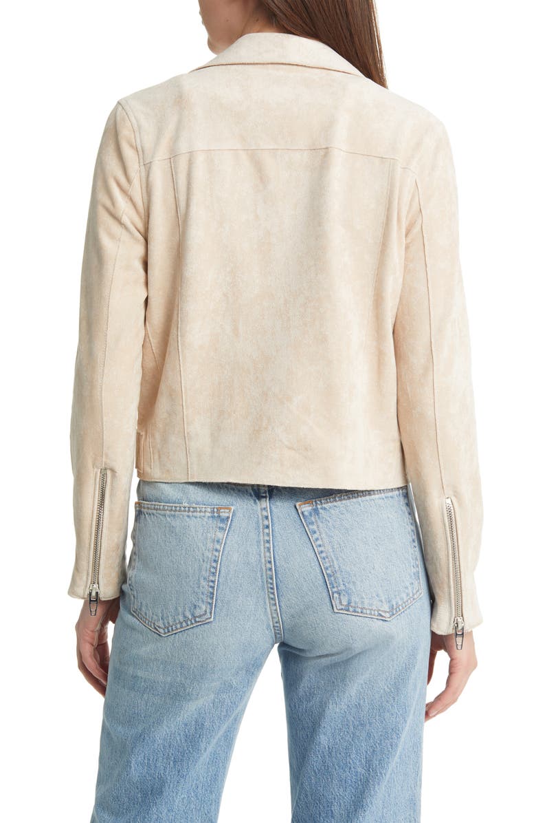 BLANKNYC Faux Suede Moto Jacket, Alternate, color,