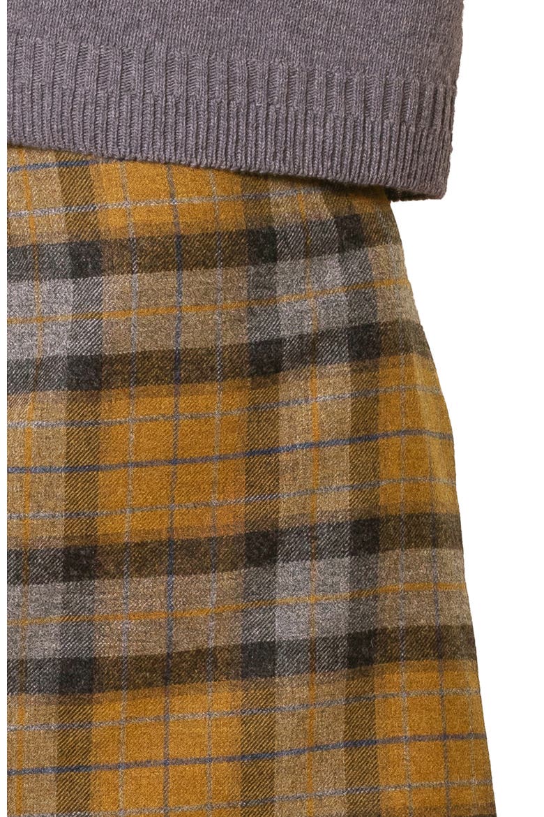 British Celt Wool Skirt, Alternate, color, Cairngorm Ochre