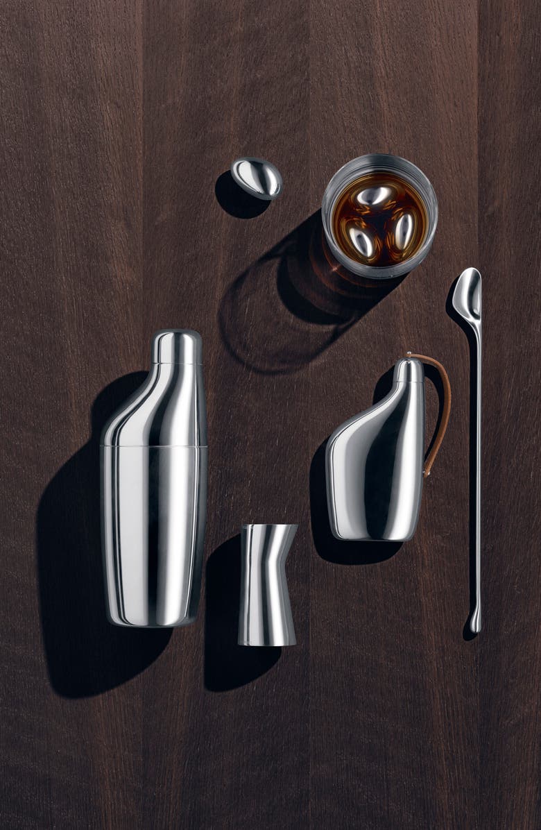 Georg Jensen 4-Pack Sky Reusable Ice Cubes, Alternate, color, Silver