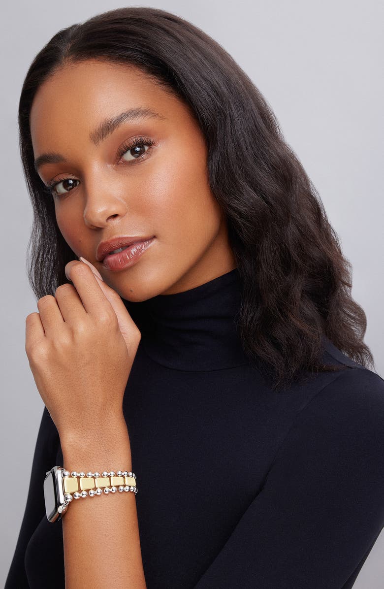 LAGOS Smart Caviar Apple Watch<sup>®</sup> Watchband, Alternate, color, Two-Tone