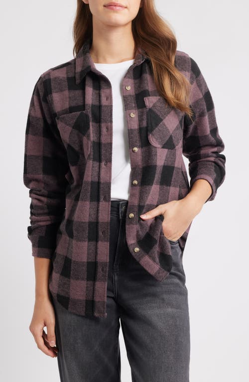 Beachlunchlounge Sally Plaid Shacket In Multi