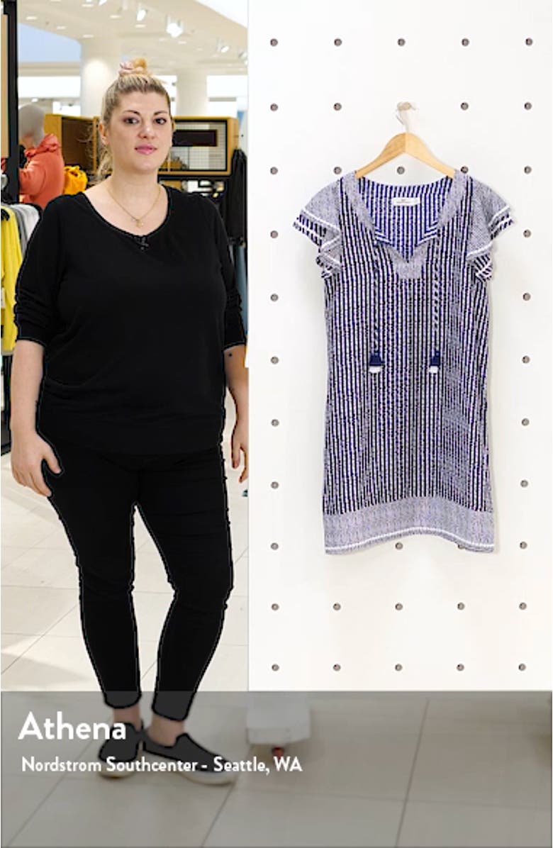 Dot Stripe Vineyard Tunic, sales video thumbnail