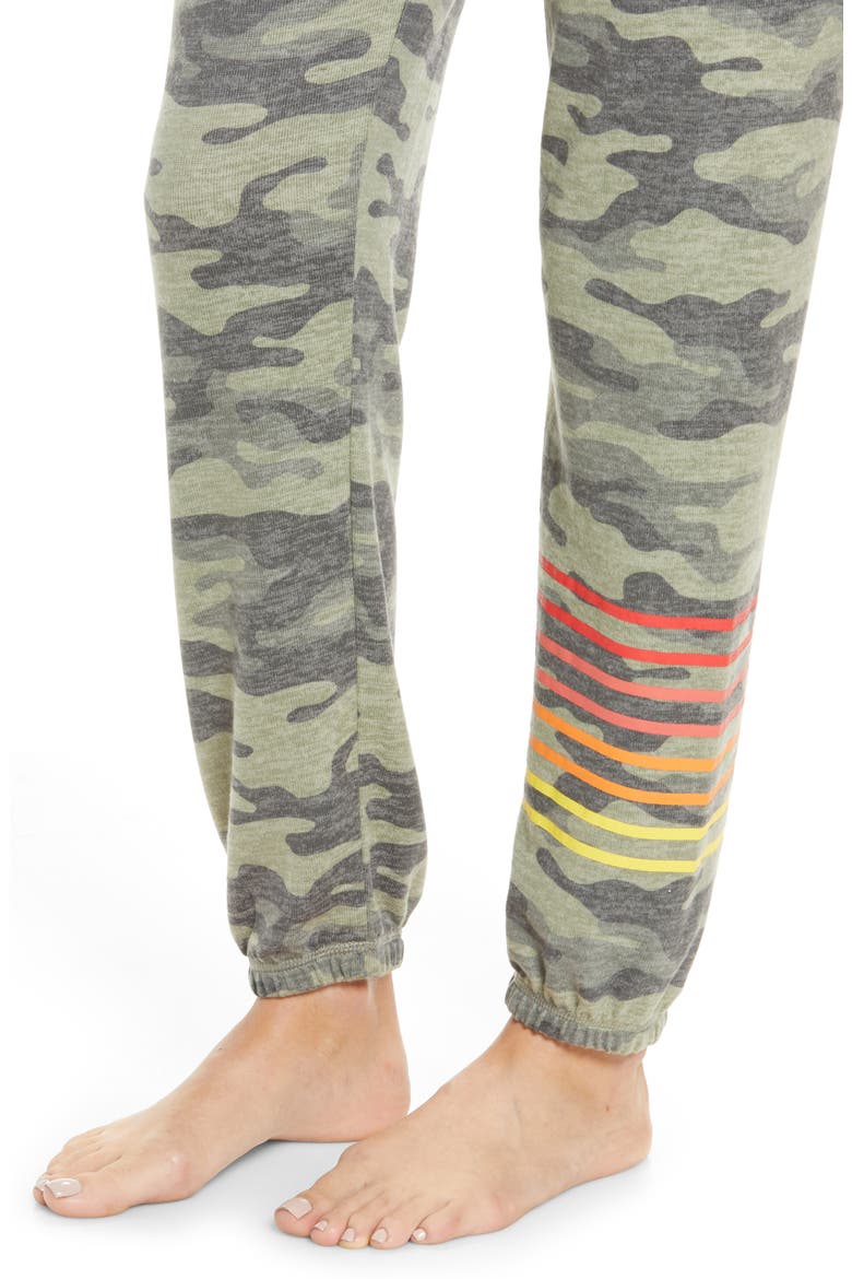 Peachy Jersey Pajamas, Alternate, color, SAGE