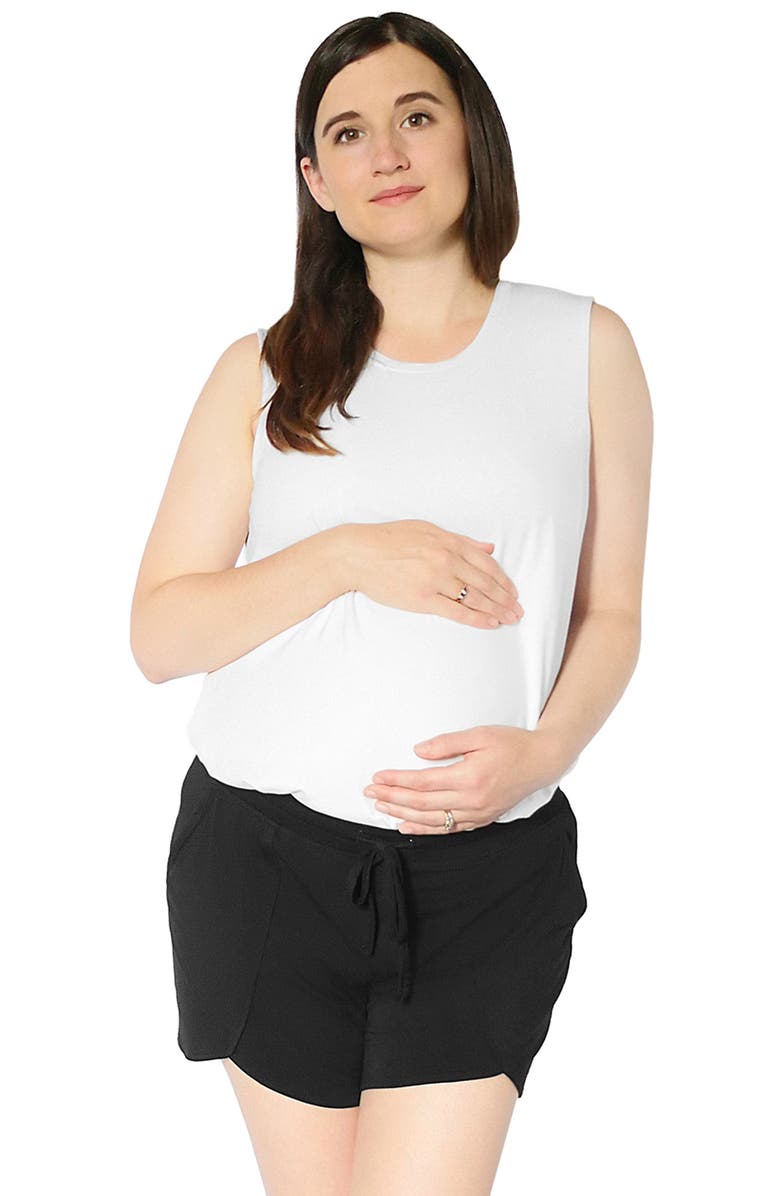 Kindred Bravely Maternity/Postpartum Lounge Shorts, Alternate, color, 