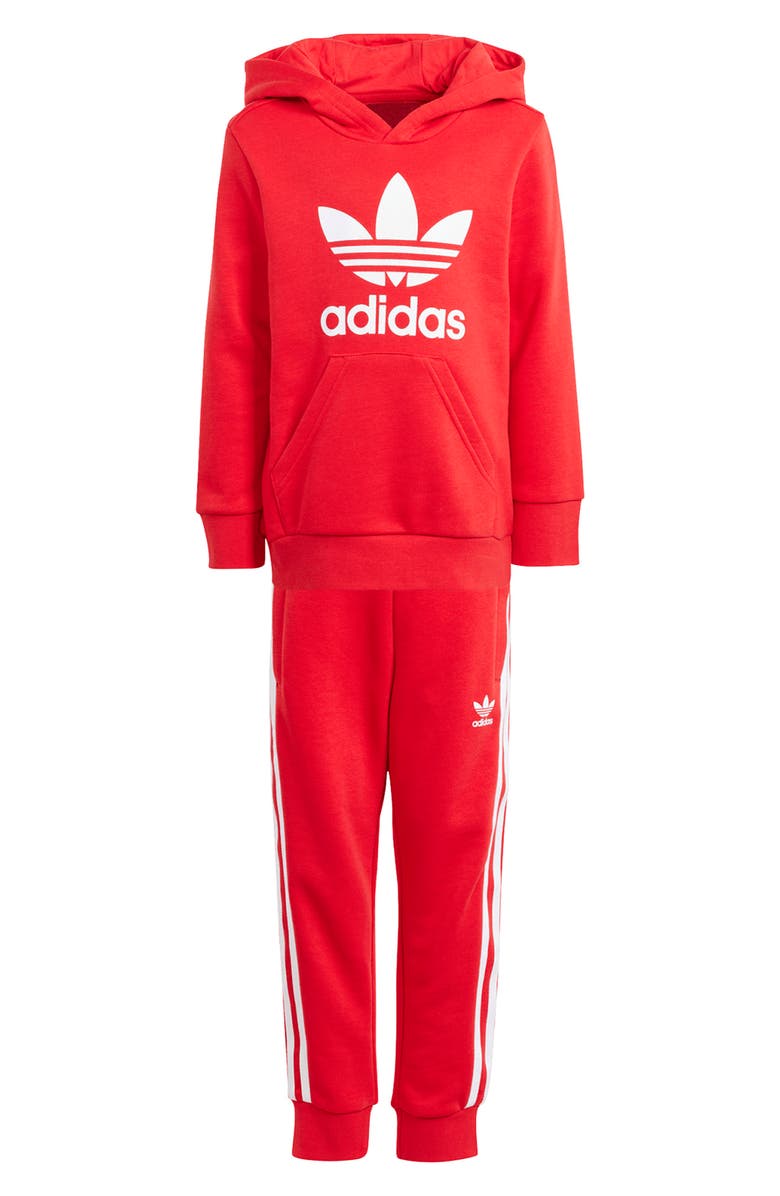 adidas Kids' Adicolor Lifestyle Graphic Hoodie & Joggers Set, Main, color, 