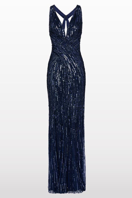 Jenny Packham Luxor Dress In Blue
