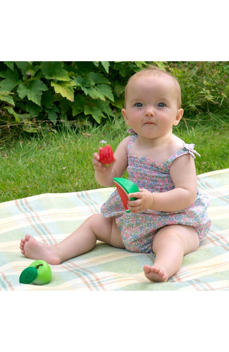 Rachel Riley Pastel Floral Smocked Bubble, Alternate, color, 