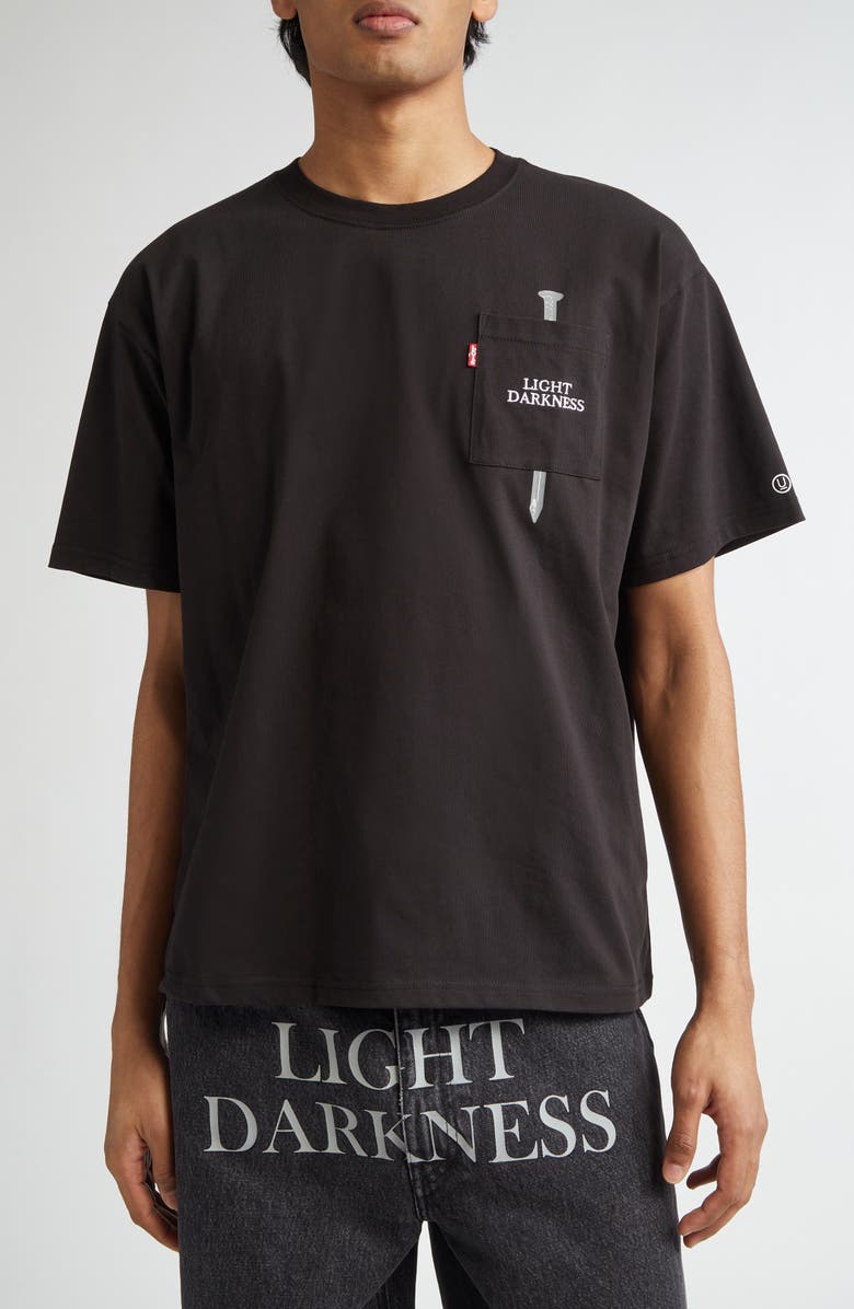 Undercover x Levi's<sup>®</sup> Embroidered Pocket Graphic T-Shirt, Main, color,
