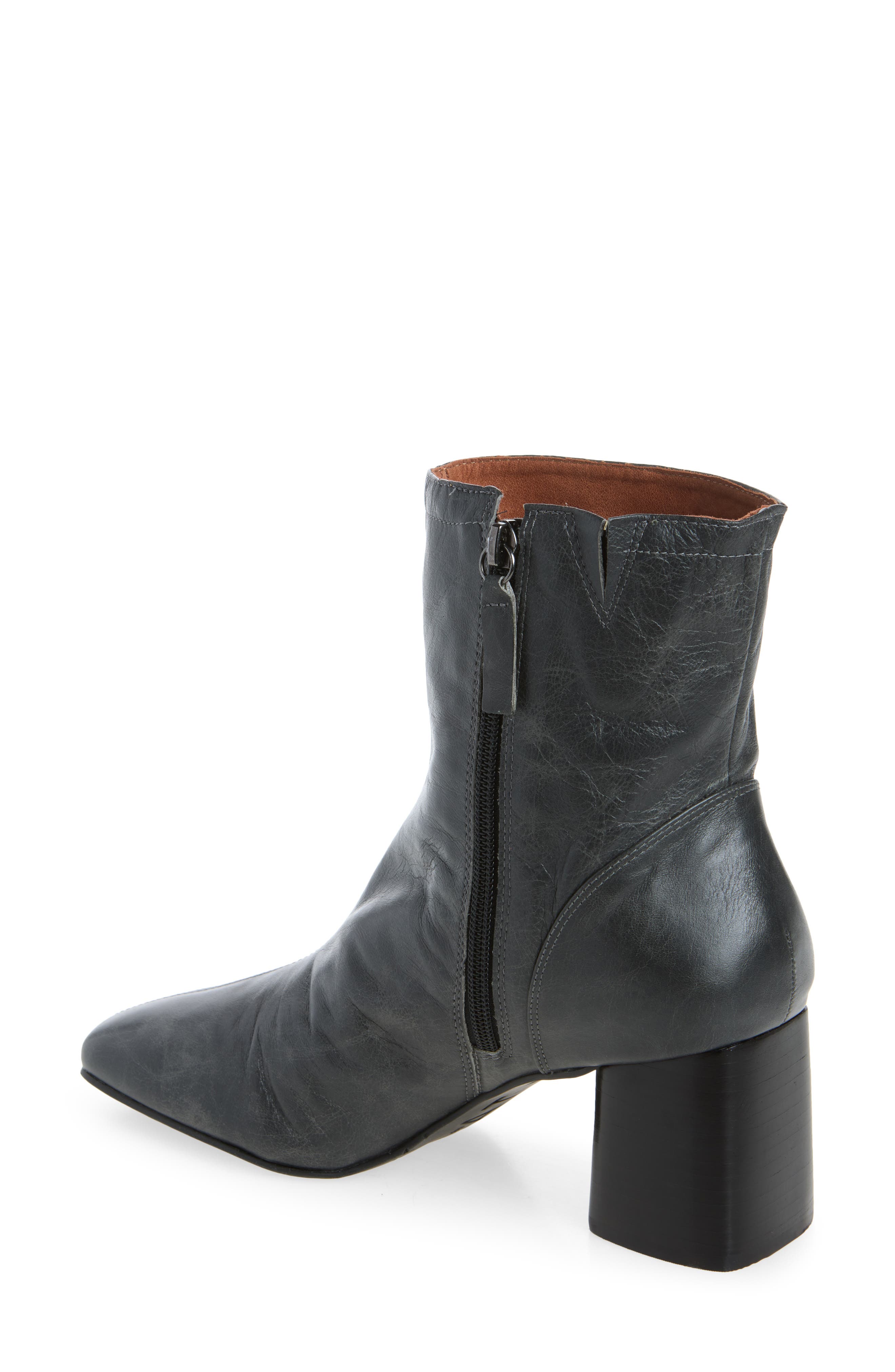 Darya Leather Ankle Bootie, Alternate, color, BLACK LEATHER