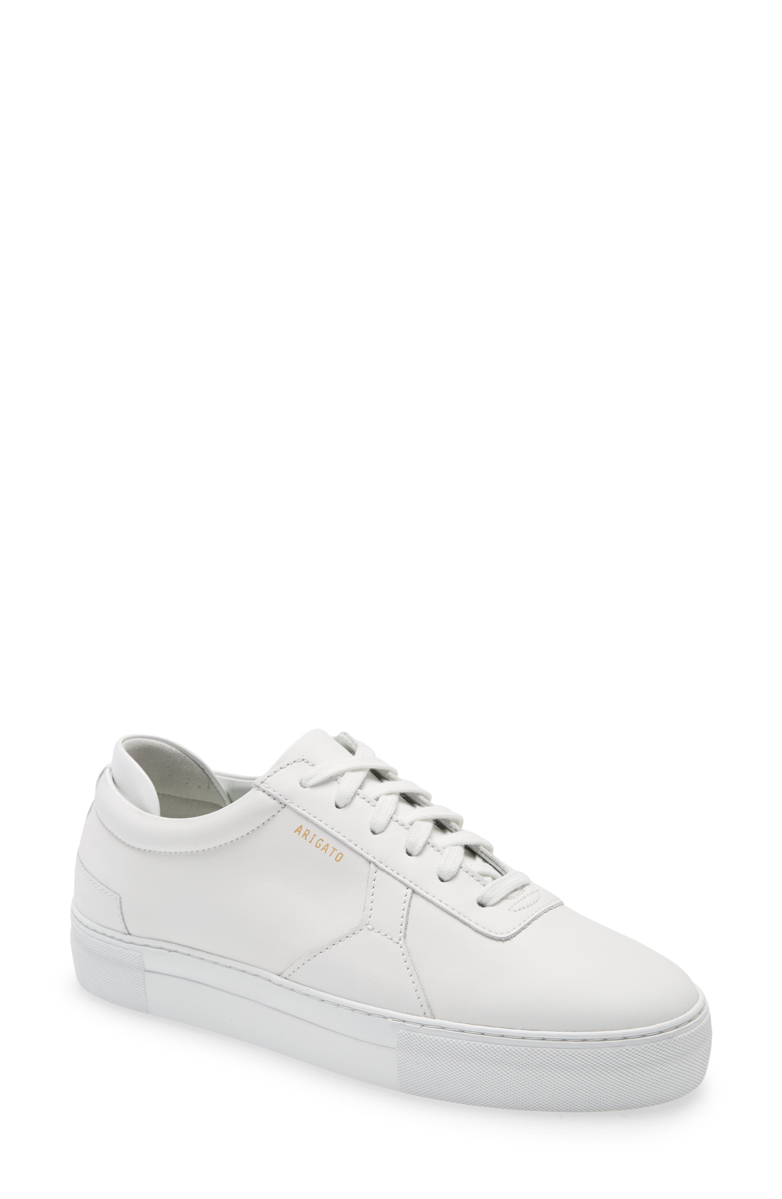 Platform Sneaker, Main, color, WHITE LEATHER