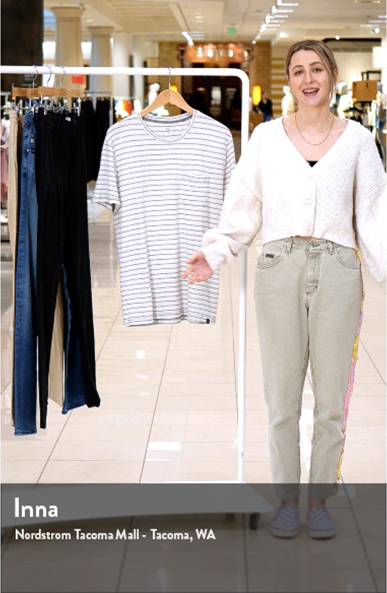 Valencia Stripe Hemp & Organic Cotton Pocket T-Shirt, sales video thumbnail