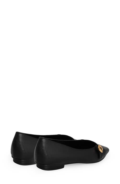 Rebecca Minkoff Pointed Toe Buckle Flat In Multi