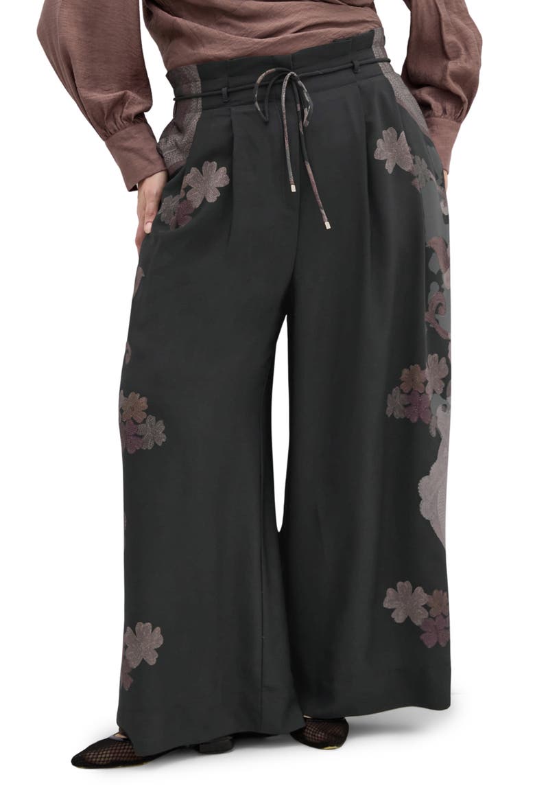 Eternal Paperbag Waist Wide Leg Pants, Main, color, ETERNAL LOVE