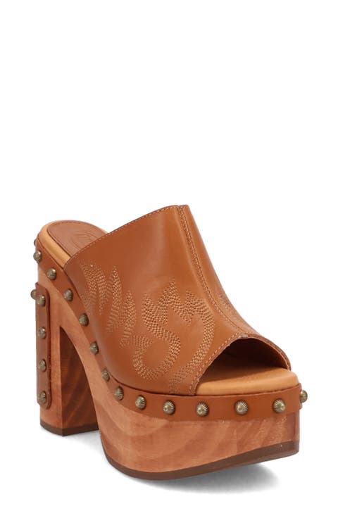 Free Spirit Platform Slide Sandal (Women)