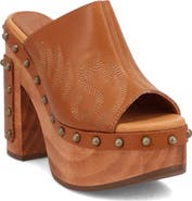 Dingo Free Spirit Platform Slide Sandal