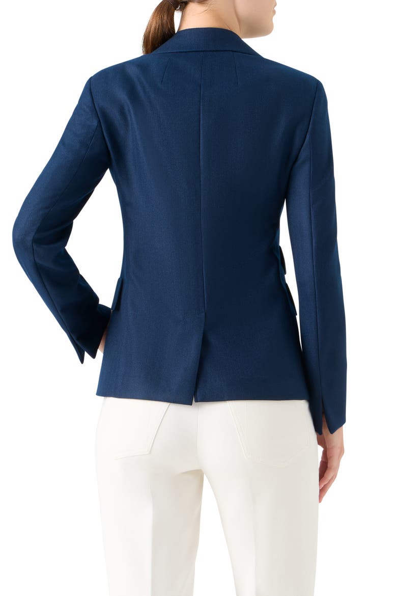 Hans Herringbone Cashmere Blazer, Alternate, color, NAVY