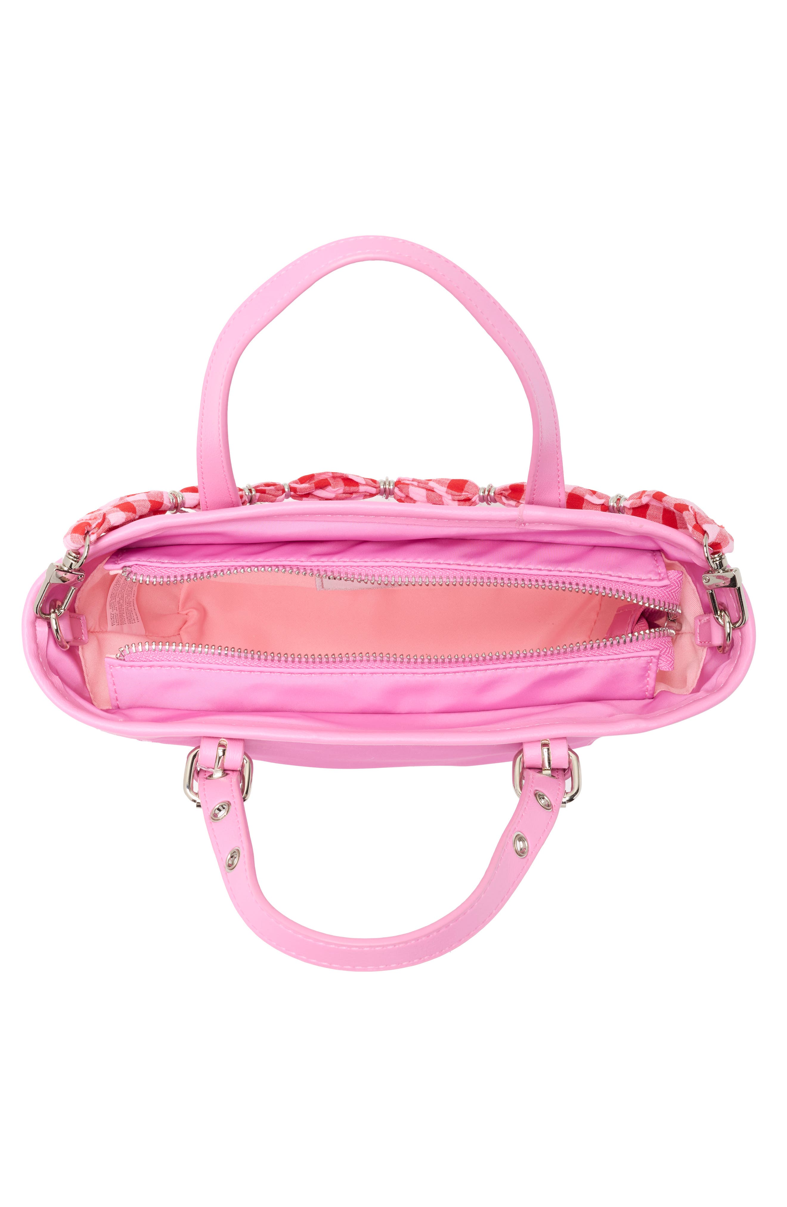 Bandanna Charm Mini Tote Bag, Alternate, color, ORCHID