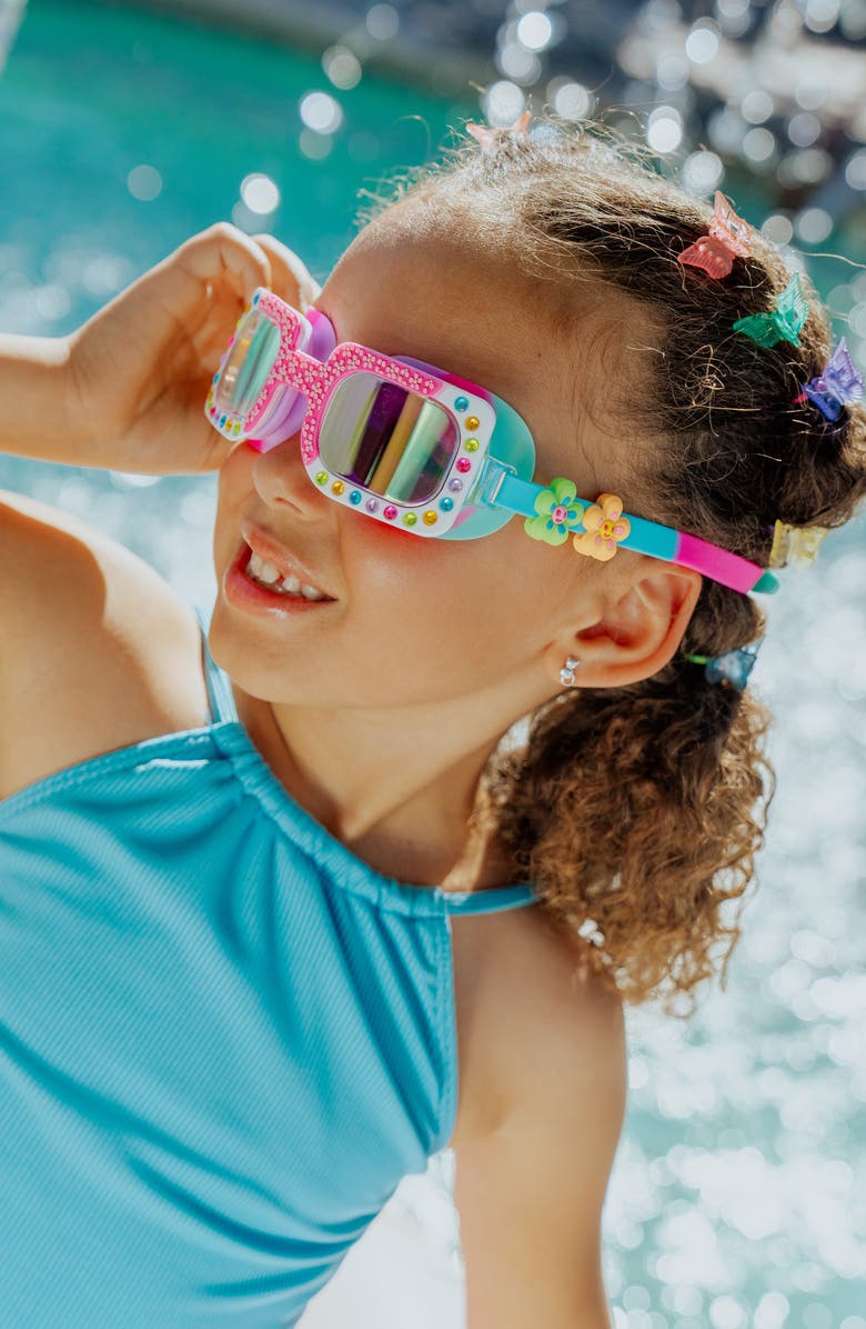 Bling2o Kids' Poppy Swim Goggles, Alternate, color, Bright Pink