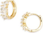 Child of Wild Serena Cubic Zirconia Huggie Hoop Earrings