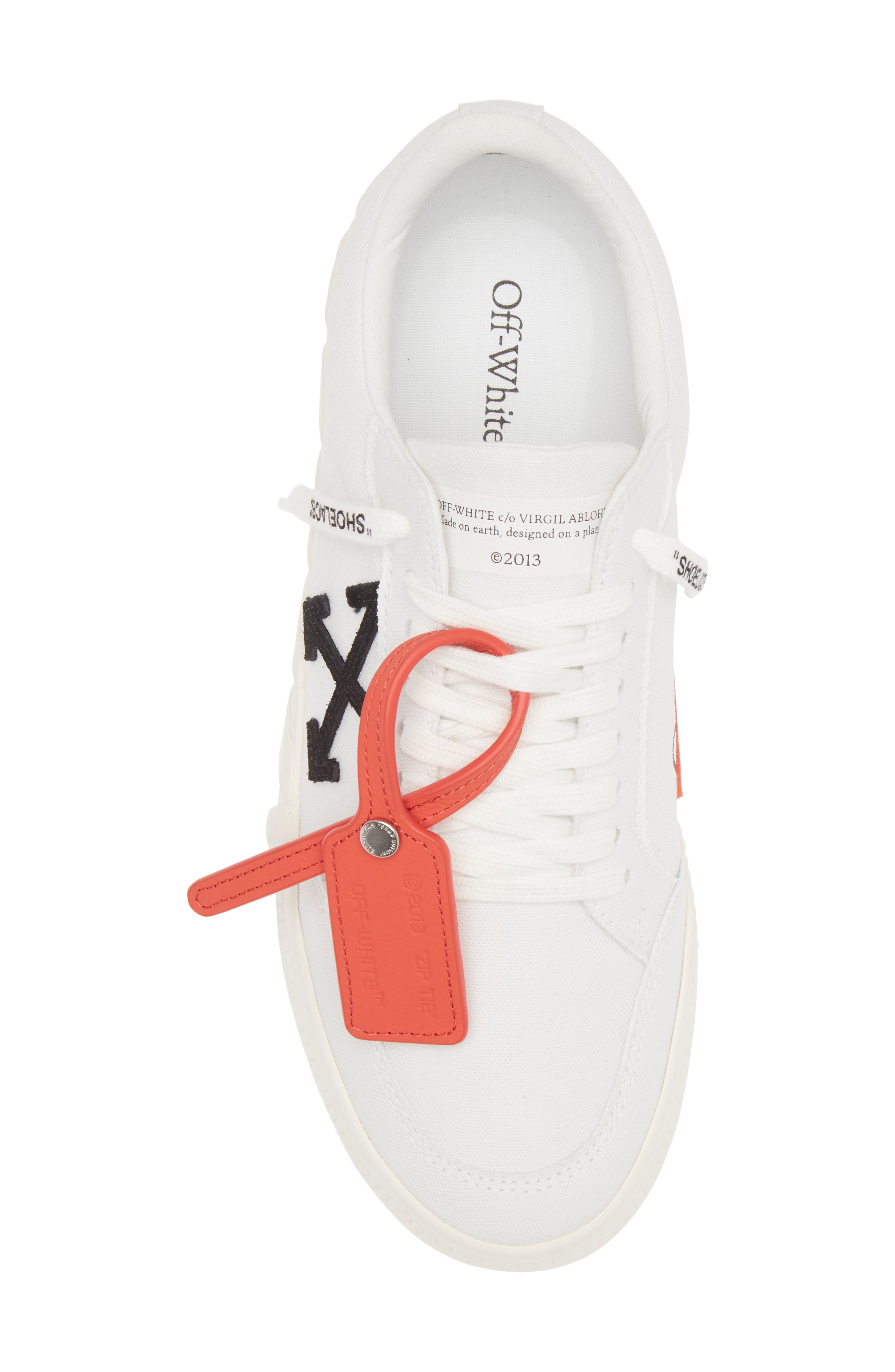 Off-White Vulcanized Low Top Sneaker, Alternate, color, 