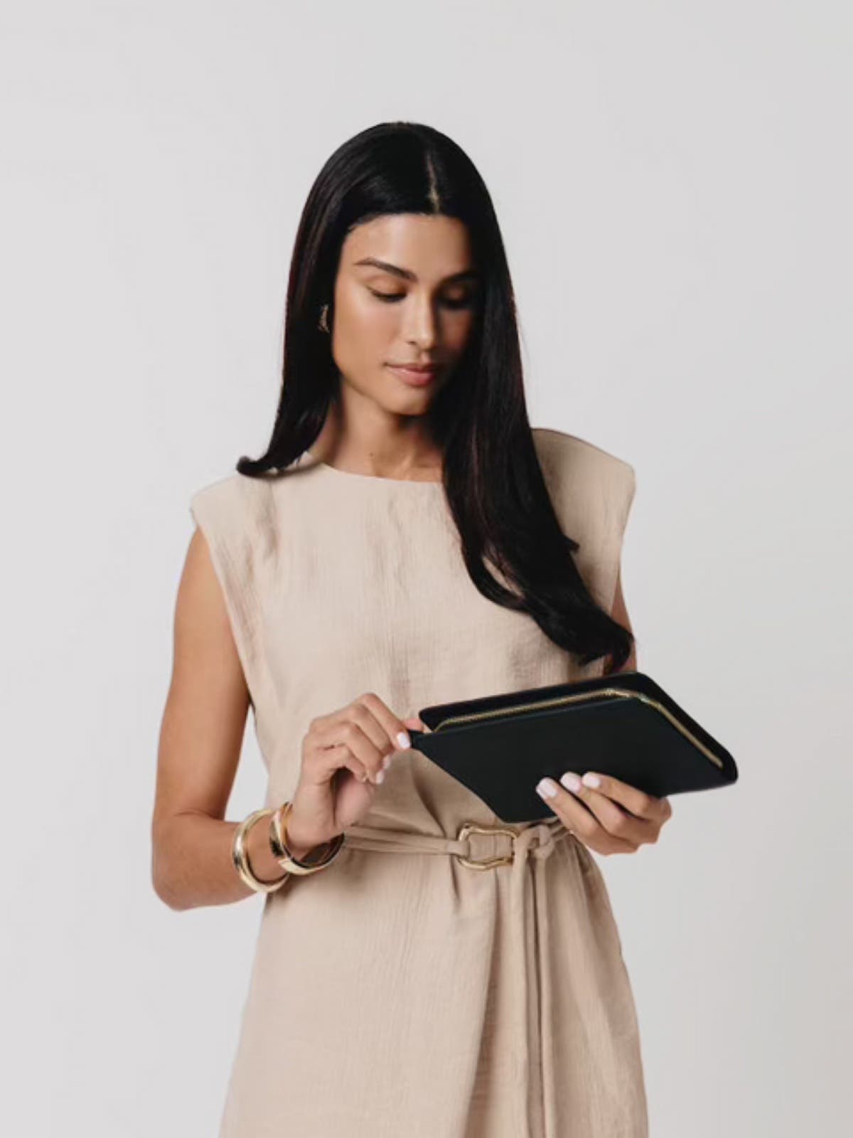 AUGUSTNOA Travel Jewelry Organizer, Alternate, color, Black