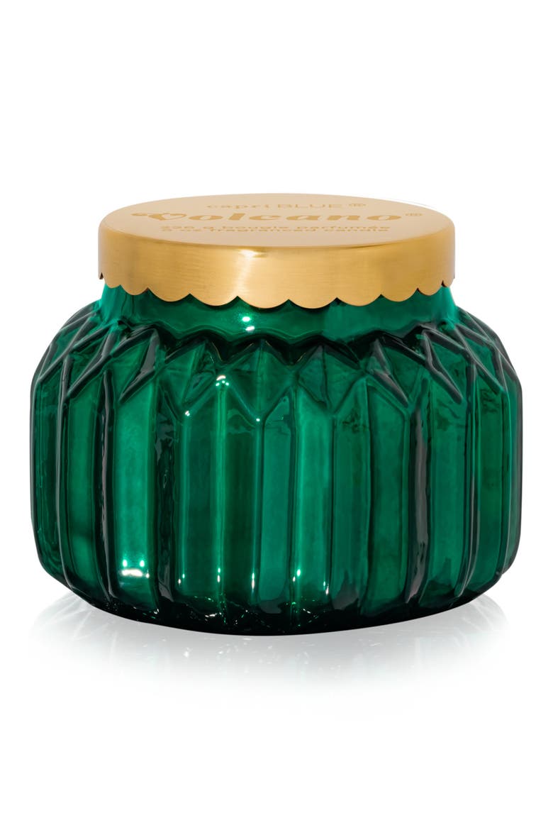 Volcano Royal Gem Petite Candle, Main, color, GREEN
