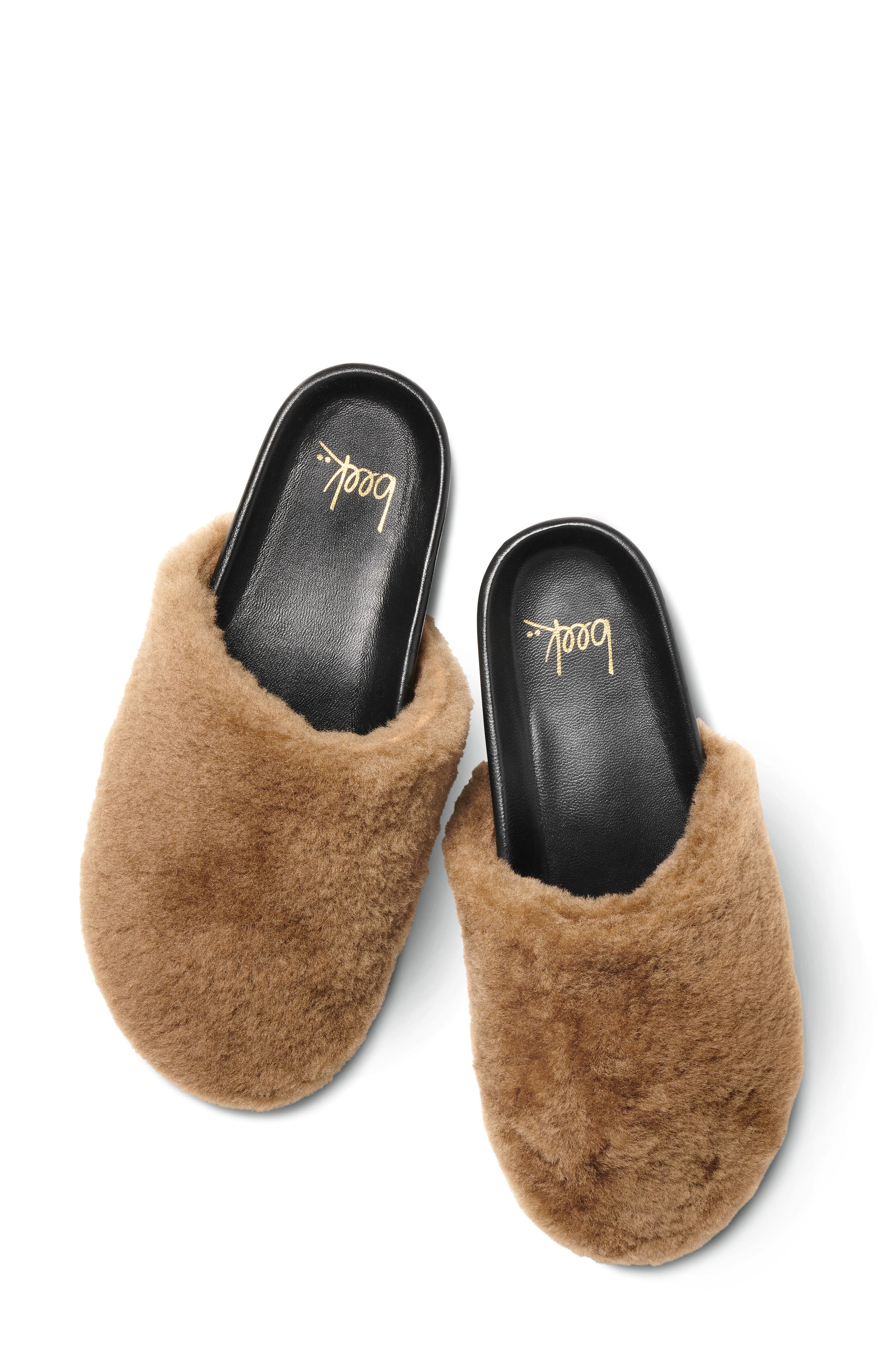 Beek Flufftail Genuine Shearling Slipper, Alternate, color, 