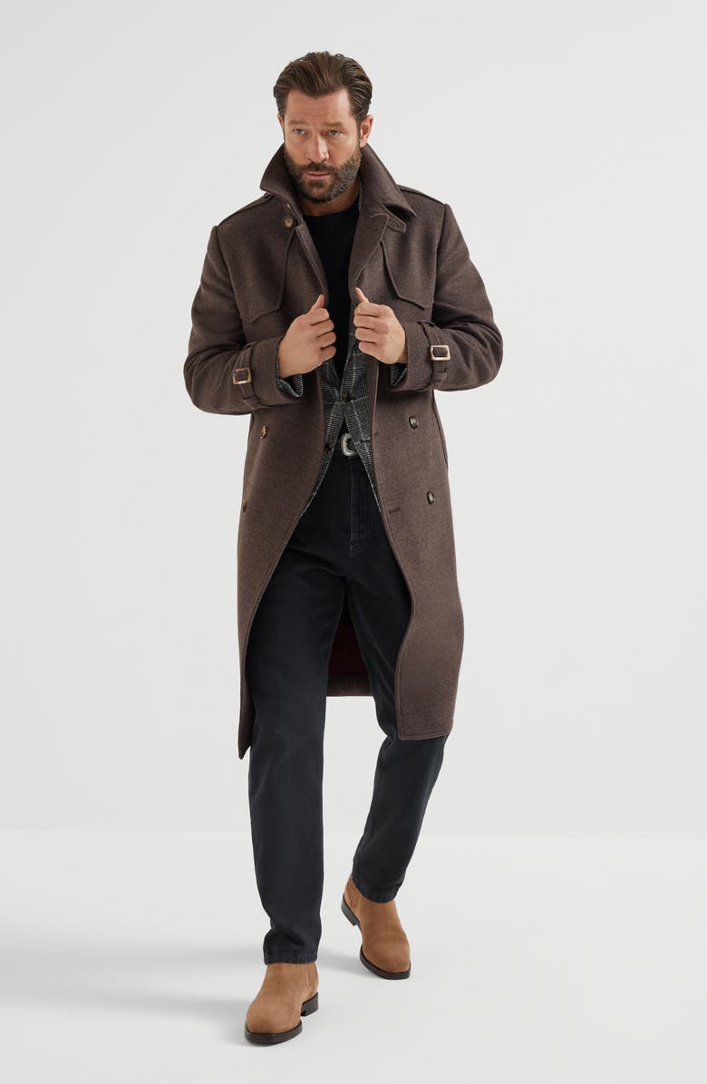 Brunello Cucinelli Long sleeve T-shirt, Alternate, color, Black