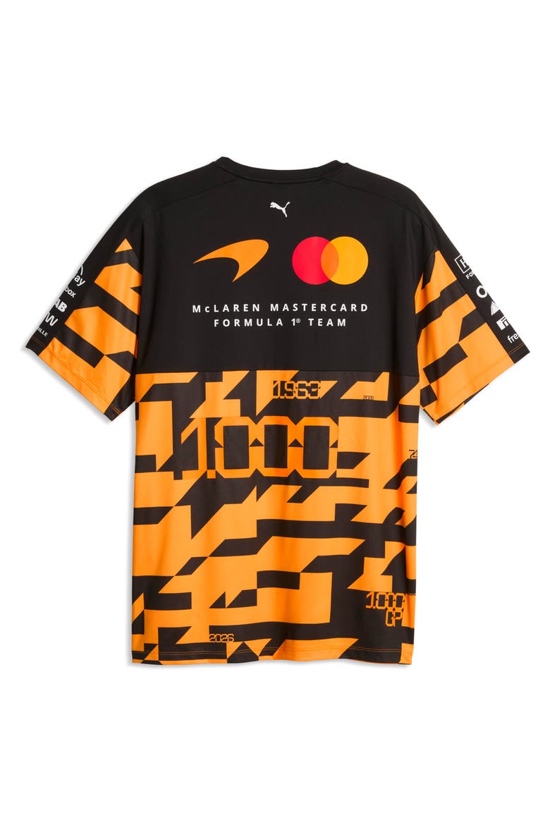 McLaren 1,000th GP Short Sleeve T-Shirt, Alternate, color, PAPAYA