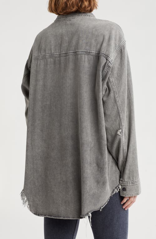 MOTHER MOTHER THE LAZY SUNDAY COTTON BUTTON-UP SHIRT 