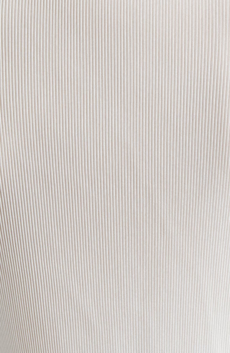 Pleats Please Issey Miyake Mist Basics Funnel Neck Top, Alternate, color, White