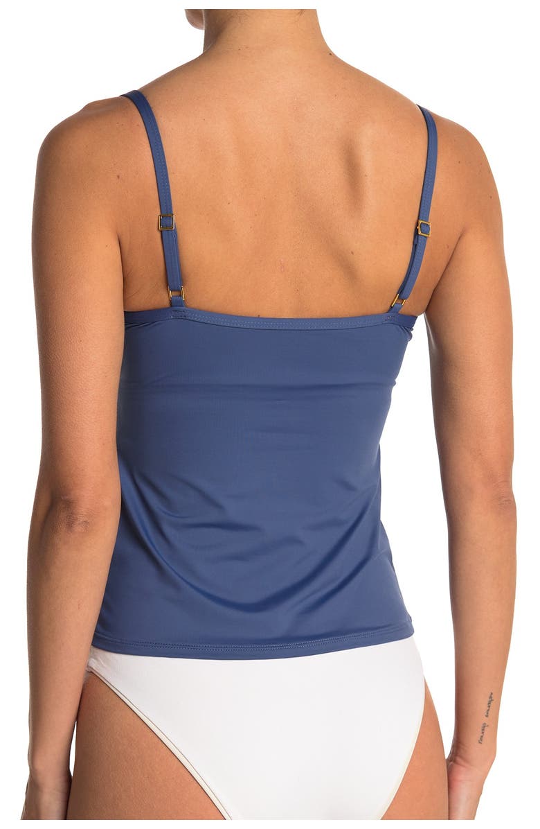 La Blanca Island Goddess Underwire Tankini Top, Alternate, color, 