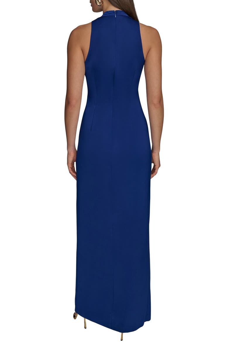 Twisted Sleeveless Gown, Alternate, color, SAPPHIRE SAP