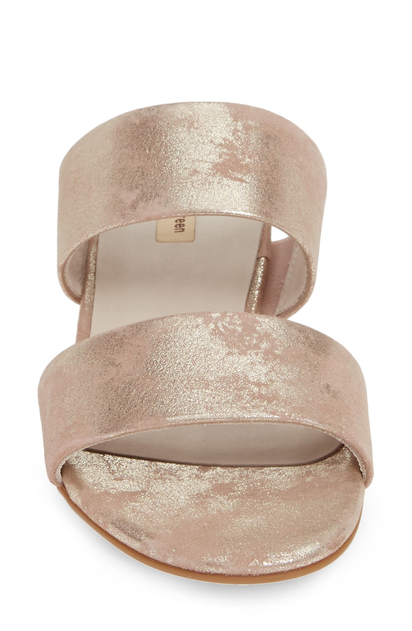 Meg Slide Sandal, Alternate, color, BLUSH METALLIC