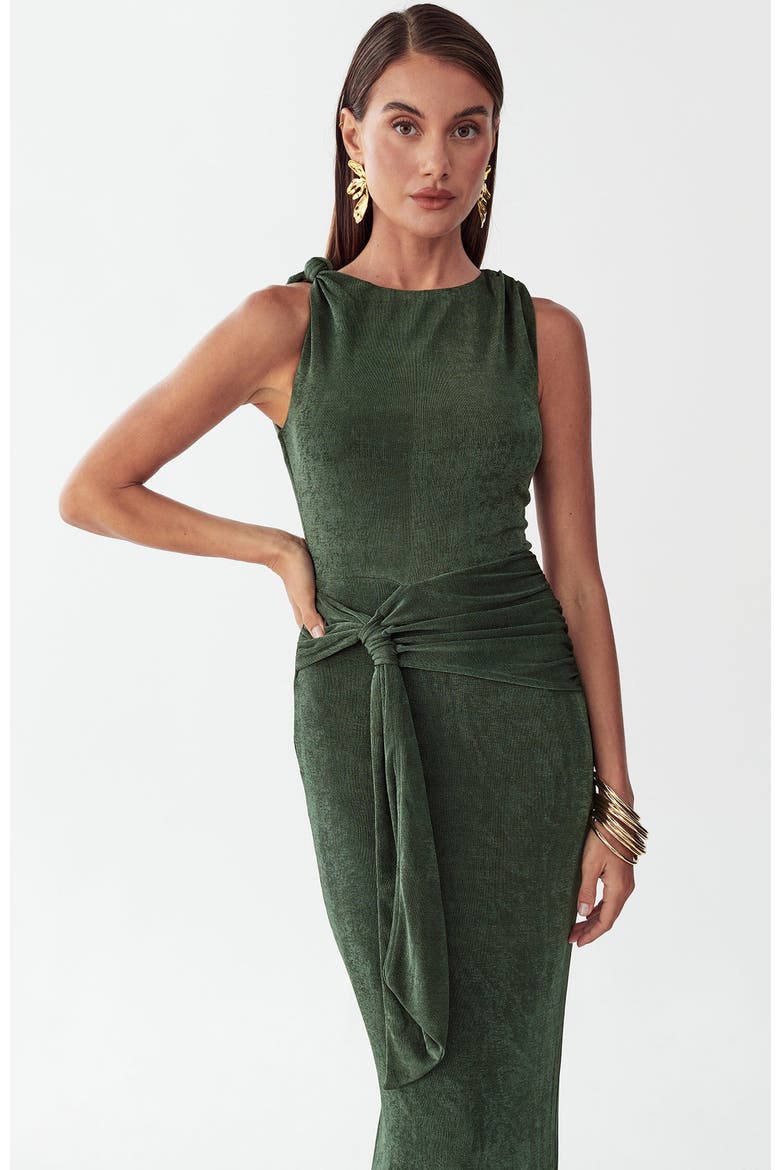 Arnah Maxi Dress, Alternate, color, Dark Olive