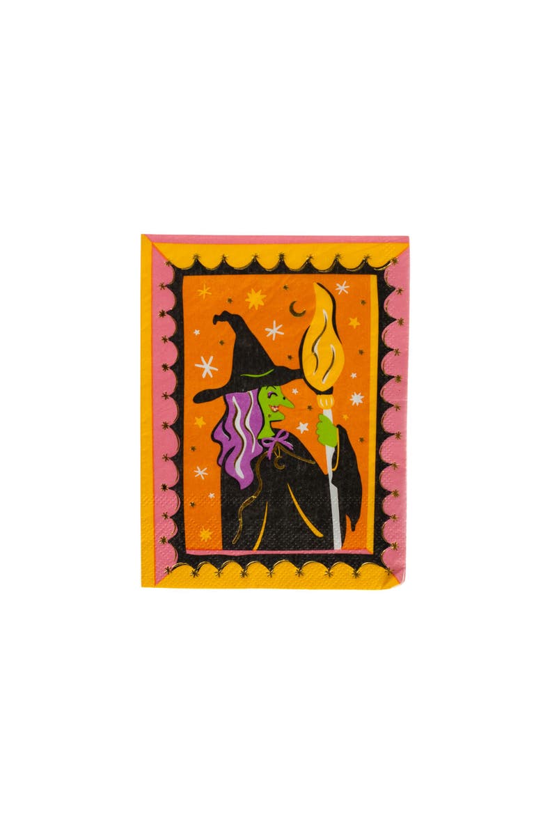Monster Mash Witch Frame Halloween Guest Napkins, Main, color, Assorted Pre-Pack