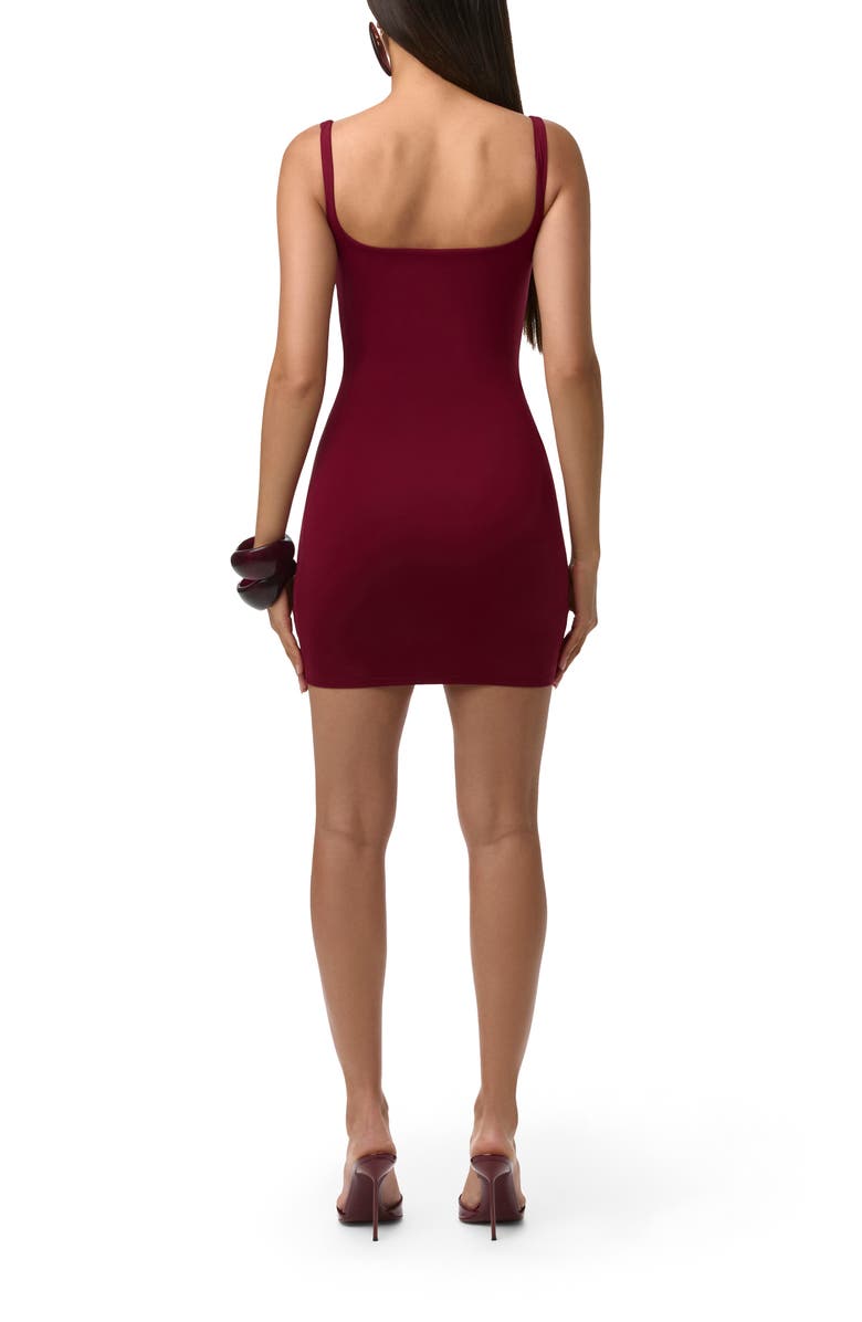 Naked Wardrobe Tank Minidress, Alternate, color, Sangria