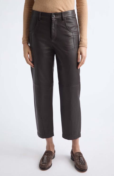 Lambskin Leather Pants