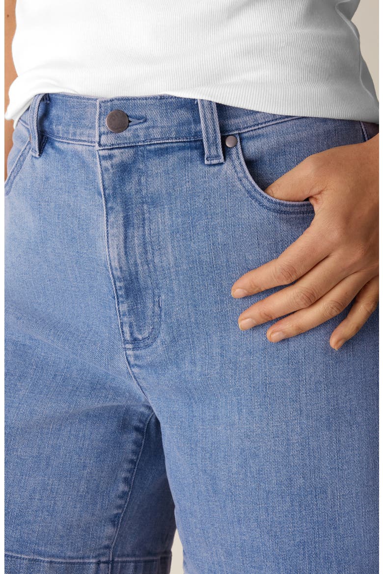 High Waist Denim Shorts, Alternate, color, CLASSIC INDIGO
