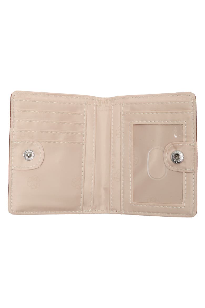 Faux Suede Bifold Card Case, Alternate, color, COFFEE SUEDE