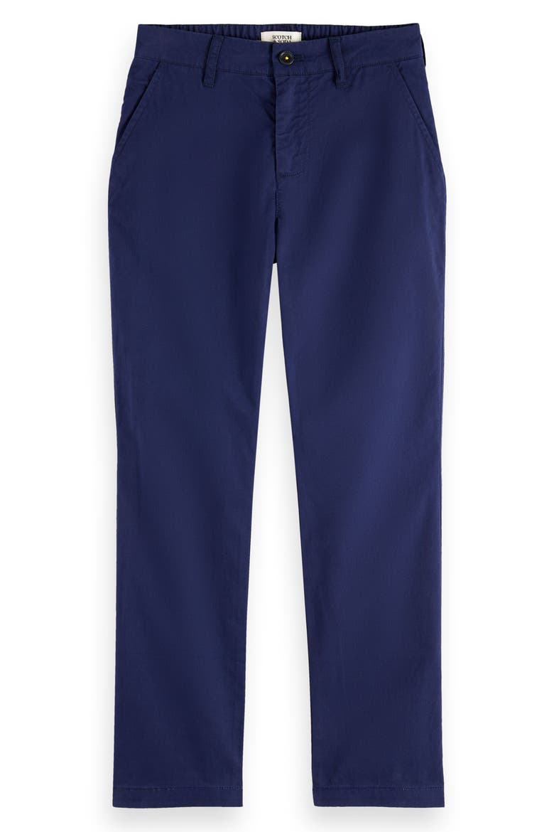 Kids' Classic Tapered Cotton Chino Pants, Main, color, NAVY
