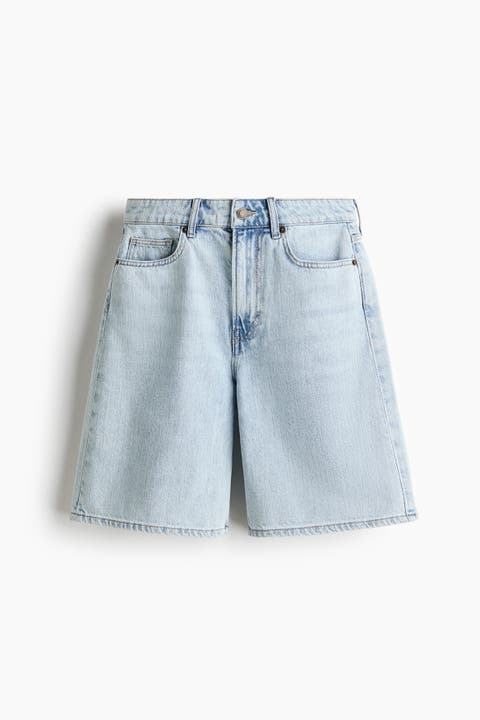Denim Bermuda Shorts