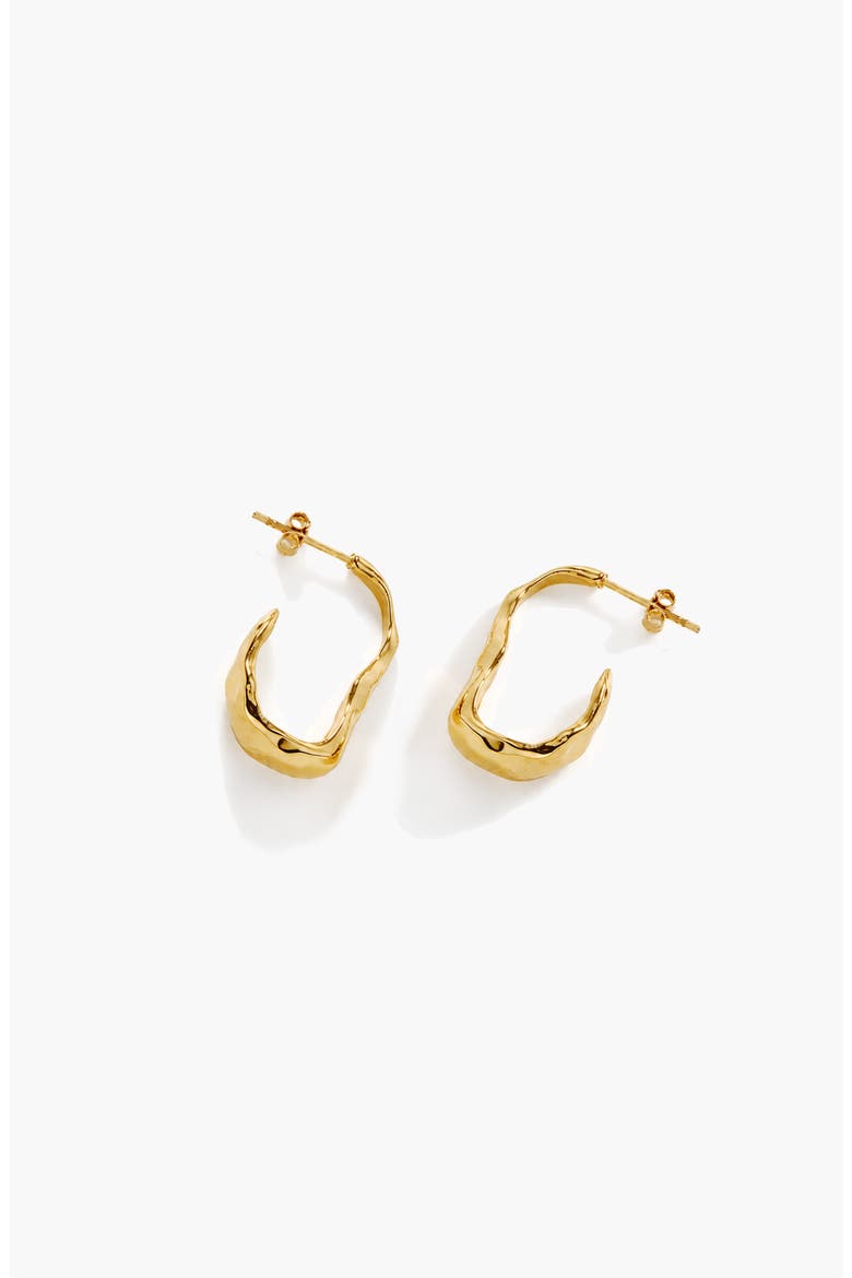 Bua Midi Hoop Earrings In Gold, Main, color, Gold